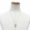 トムウッド Square Pendant スクエア ネックレス ペンダント 24.5インチチェーン ネックレス シルバー メンズ