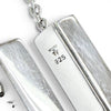 トムウッド Square Pendant スクエア ネックレス ペンダント 24.5インチチェーン ネックレス シルバー メンズ
