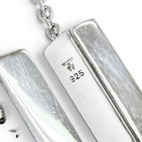 トムウッド Square Pendant スクエア ネックレス ペンダント 24.5インチチェーン ネックレス シルバー メンズ - NEWSED