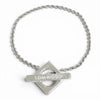 トムウッド SQUARE ROPE BRACELET スクエア ロープ ブレスレット ブレスレット シルバー メンズ
