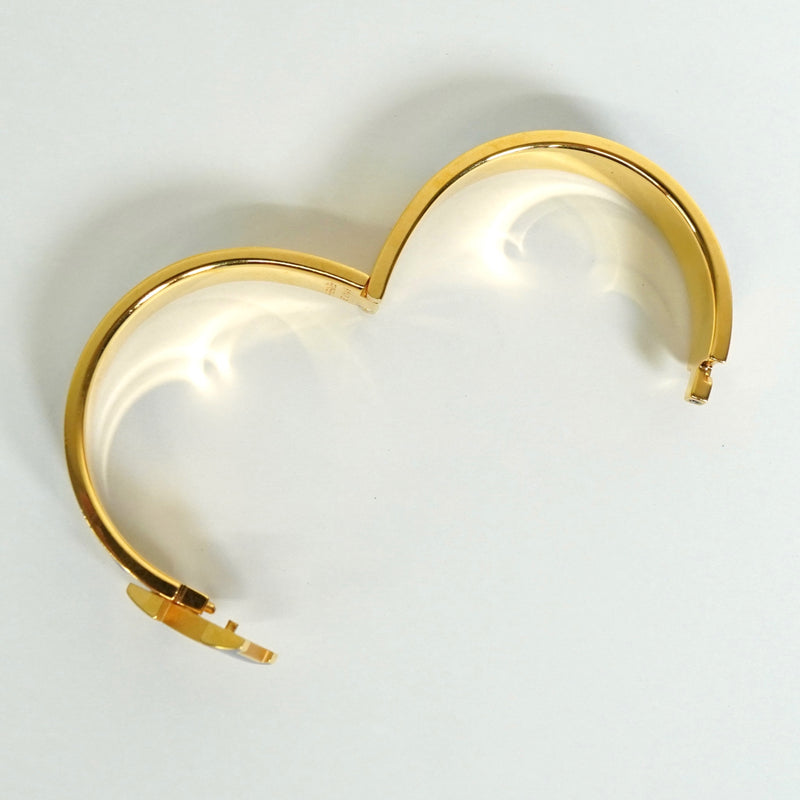 エルメス クリックH ST バングル GP / ブルー 箱付き