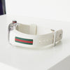 Gucci Sync Stainless Steel x Silicone / QZ Silver Dial White Watch with Box and Replaced Battery