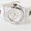 Gucci Sync Stainless Steel x Silicone / QZ Silver Dial White Watch with Box and Replaced Battery