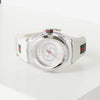 Gucci Sync Stainless Steel x Silicone / QZ Silver Dial White Watch with Box and Replaced Battery