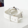 Gucci Sync Stainless Steel x Silicone / QZ Silver Dial White Watch with Box and Replaced Battery