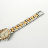 エルメス クリッパー SS×GPゴールド / クォーツ アイボリー文字盤 電池