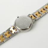 エルメス クリッパー SS×GPゴールド / クォーツ アイボリー文字盤 電池