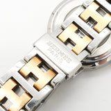 エルメス クリッパー SS×GP QZ 白文字盤 腕時計 レディース 電池交換済 - NEWSED