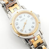 エルメス クリッパー SS×GP QZ 白文字盤 腕時計 レディース 電池交換済 - NEWSED
