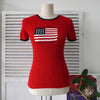 Stars and Stripes Short Sleeve Sweater