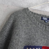 Stars And Stripes Wool Sweater - NEWSED