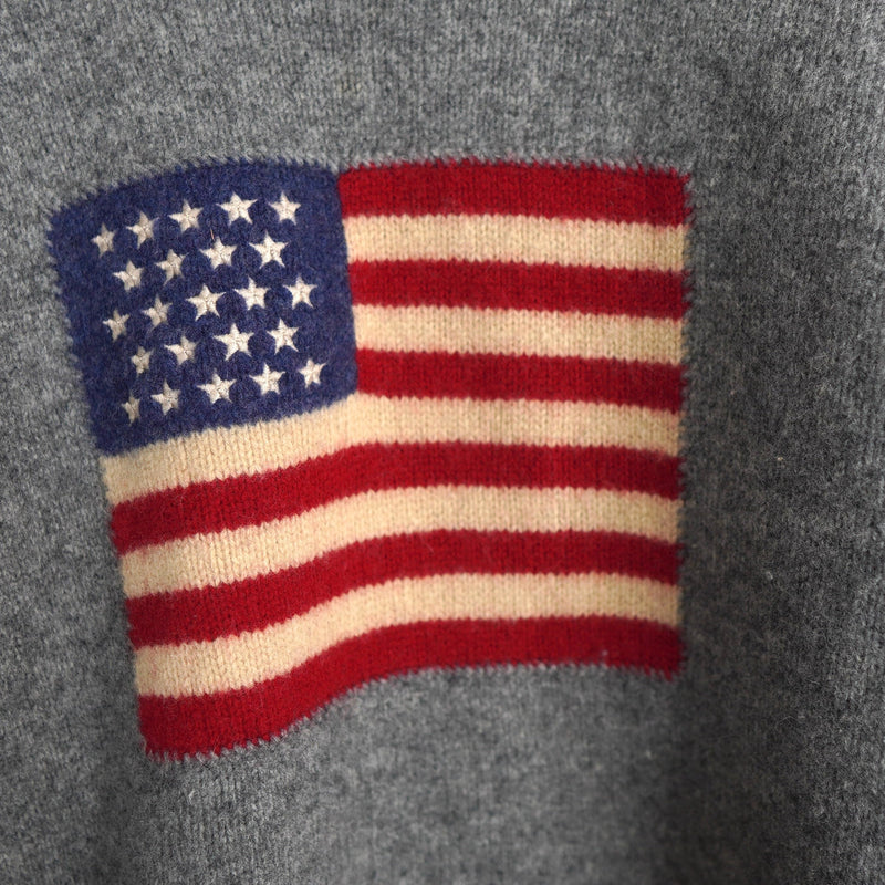 Stars And Stripes Wool Sweater - NEWSED