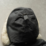 ムース ナックルズ Stirling Parka ファー ポンポン ダウンジャケット グレー レディース - NEWSED