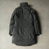 ムース ナックルズ Stirling Parka ファー ポンポン ダウンジャケット グレー レディース - NEWSED