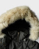 ムース ナックルズ Stirling Parka ファー ポンポン ダウンジャケット グレー レディース