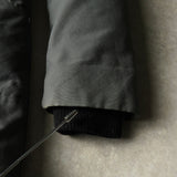 ムース ナックルズ Stirling Parka ファー ポンポン ダウンジャケット グレー レディース - NEWSED