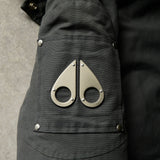 ムース ナックルズ Stirling Parka ファー ポンポン ダウンジャケット グレー レディース - NEWSED