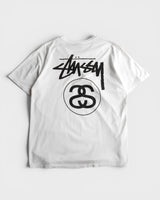 Stock Link Tee Pigment Dyed Natural ステューシー Tシャツ ホワイト L メンズ - NEWSED
