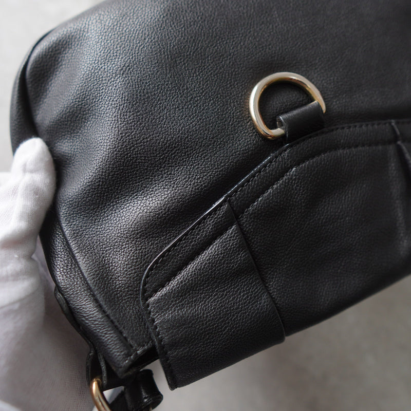 Studs Leather Shoulder Bag - NEWSED