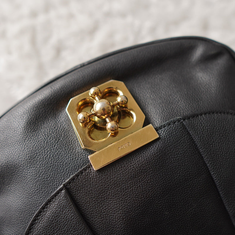 Studs Leather Shoulder Bag - NEWSED