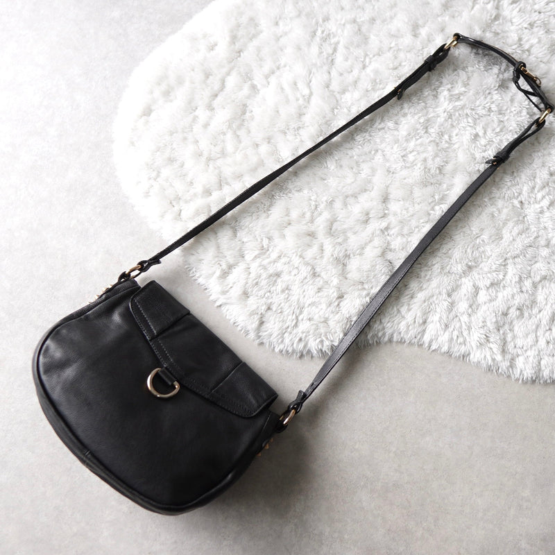Studs Leather Shoulder Bag - NEWSED