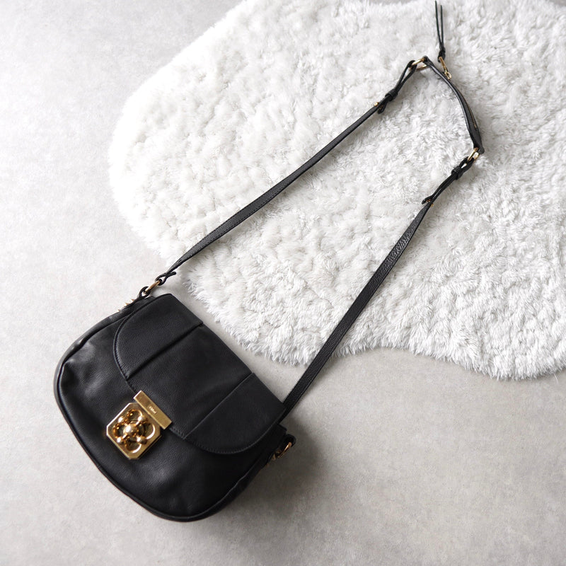 Studs Leather Shoulder Bag - NEWSED