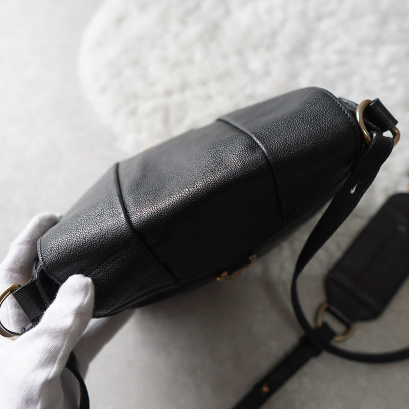 Studs Leather Shoulder Bag - NEWSED