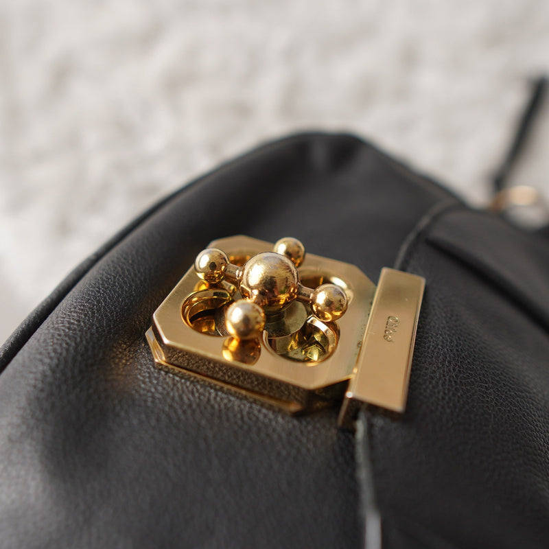 Studs Leather Shoulder Bag - NEWSED