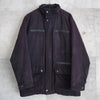 Chaps Ralph Lauren 仿麂皮绗缝衬里夹棉夹克 黑色