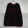 Supreme 24SS Contrast Arc Sweater シュプリーム ニット ブラック / レッド