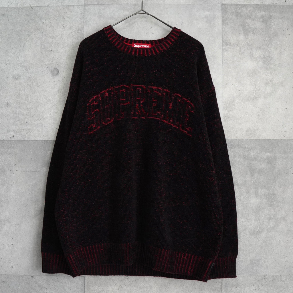 Supreme 24SS Contrast Arc Sweater シュプリーム ニット ブラック / レッド
