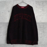 Supreme 24SS Contrast Arc Sweater シュプリーム ニット ブラック / レッド - NEWSED