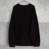 Supreme 24SS Contrast Arc Sweater シュプリーム ニット ブラック / レッド - NEWSED