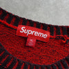 Supreme 24SS Contrast Arc Sweater シュプリーム ニット ブラック / レッド