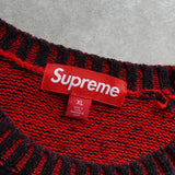 Supreme 24SS Contrast Arc Sweater シュプリーム ニット ブラック / レッド - NEWSED