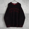 Supreme 24SS Contrast Arc Sweater シュプリーム ニット ブラック / レッド