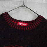 Supreme 24SS Contrast Arc Sweater シュプリーム ニット ブラック / レッド - NEWSED