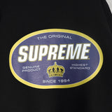 Supreme Crown Hooded Sweatshirt シュプリーム ロゴ クラウン バックプリント パーカー ブラック - NEWSED