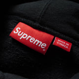 Supreme Crown Hooded Sweatshirt シュプリーム ロゴ クラウン バックプリント パーカー ブラック - NEWSED