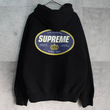 Supreme Crown Hooded Sweatshirt シュプリーム ロゴ クラウン バックプリント パーカー ブラック - NEWSED