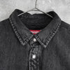 Supreme Faux Shearling Lined Work Shirt シュプリーム ブラック デニム シャツジャケット メンズ