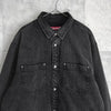 Supreme Faux Shearling Lined Work Shirt シュプリーム ブラック デニム シャツジャケット メンズ