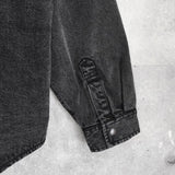 Supreme Faux Shearling Lined Work Shirt シュプリーム ブラック デニム シャツジャケット メンズ - NEWSED