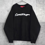 Supreme Futura Logo Crewneck シュプリーム ロゴ スウェット ブラック - NEWSED