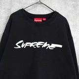 Supreme Futura Logo Crewneck シュプリーム ロゴ スウェット ブラック - NEWSED