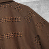 Supreme Houndstooth Logos Snap Front Jacket シュプリーム 千鳥格子柄 ロゴ ブルゾン ブラウン メンズ