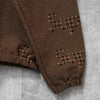 Supreme Houndstooth Logos Snap Front Jacket シュプリーム 千鳥格子柄 ロゴ ブルゾン ブラウン メンズ