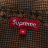 Supreme Houndstooth Logos Snap Front Jacket シュプリーム 千鳥格子柄 ロゴ ブルゾン ブラウン メンズ