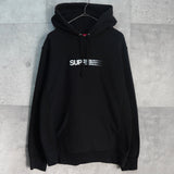 Supreme Motion Logo Hooded Sweatshirt シュプリーム モーションロゴ パーカー ブラック - NEWSED