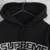 Supreme Perforated Leather Hooded Sweatshirt シュプリーム パンチング レザー ロゴ パーカー ブラック
